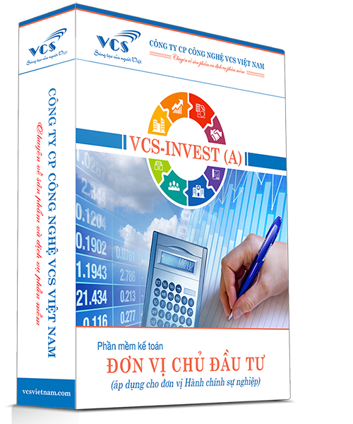 Phần mềm kế toán đơn vị Chủ đầu tư (áp dụng cho đơn vị HCSN) VCS-INVEST (A)